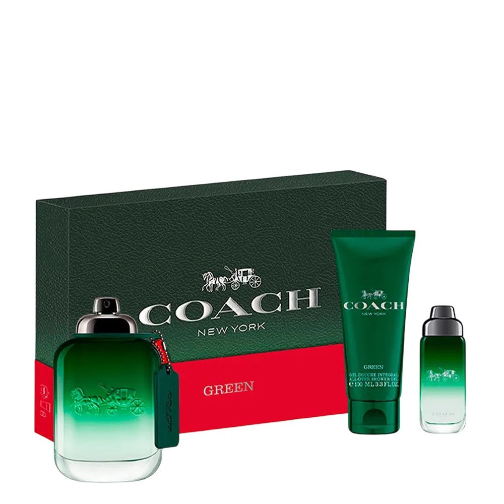 Set Coach: Green, Eau De Toilette, For Men, Green, Eau De Toilette