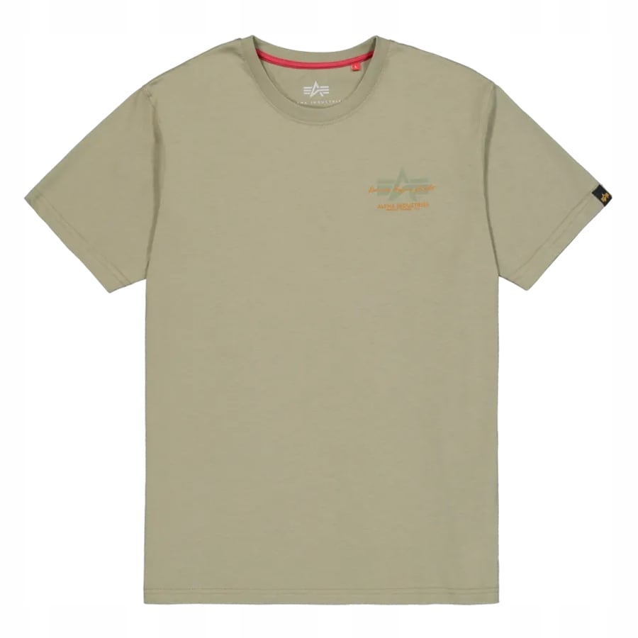Tričko bavlněné tričko Alpha Industries Tonal Logo Print Olive L