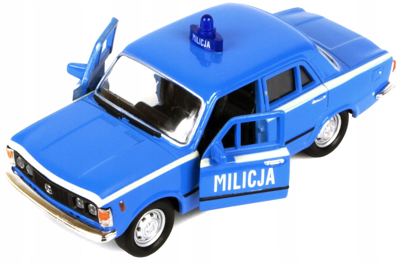 

Auto Fiat 125P Milicja z Prl policja Welly W1