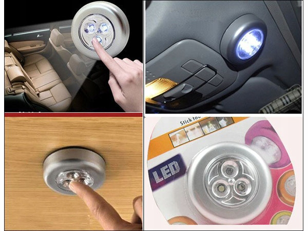 LAMPKA DOTYKOWA BEZPRZEWODOWA SAMOPRZYLEPNA STICK TOUCH 3 LED DO SZAFY Rodzaj oświetlenie garderoby