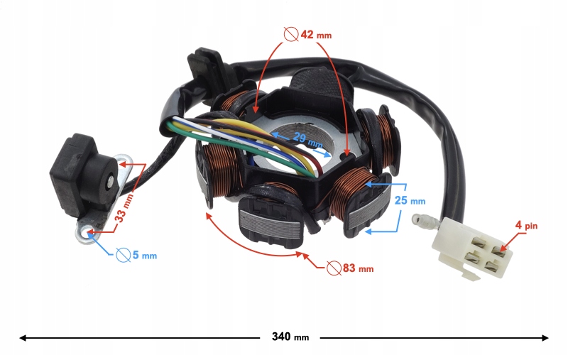 ISKROWNIK STATOR CEWKI BARTON FIGHTER ROUTER WS 50