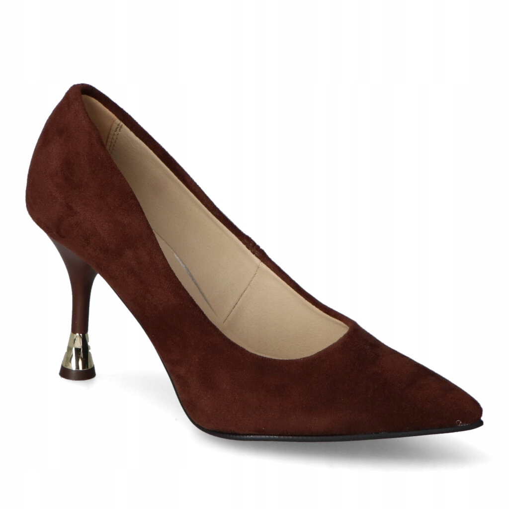 Boty Kamex-but 2201 Čokoláda Hnědá semišová barva 37