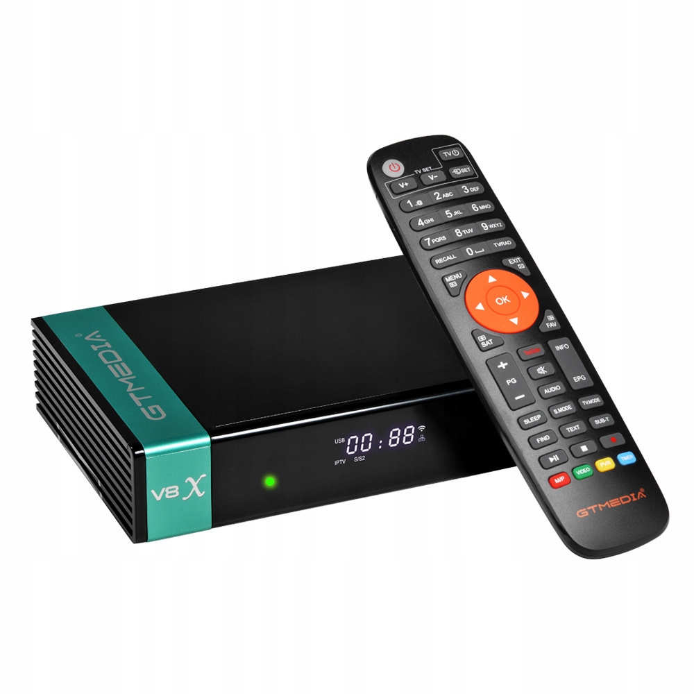 Dekoder DVB-S, DVB-S2, DVB-T GT Media V8X
