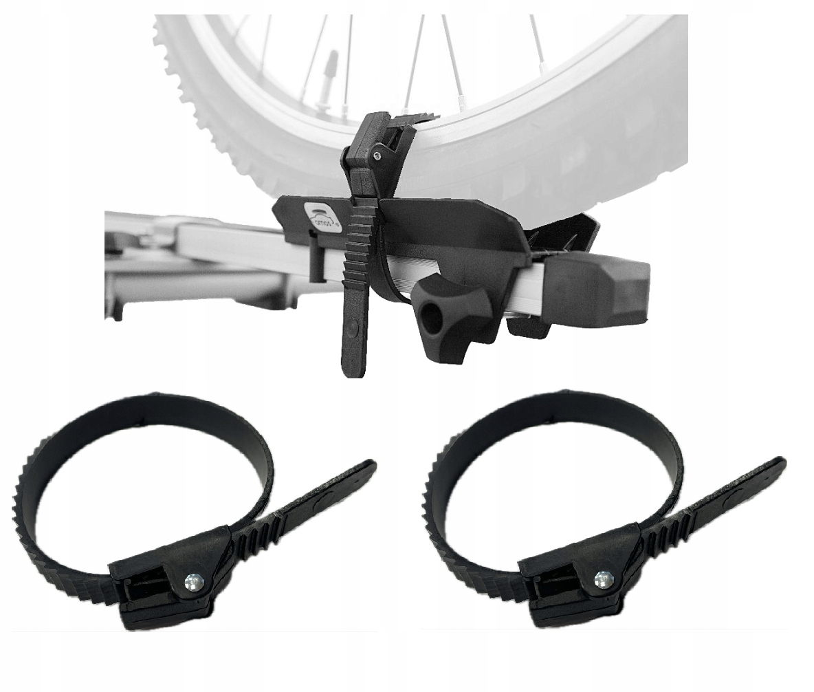PASEK MOCUJĄCY OPASKA MOCUJĄCA KOŁO UCHWYT DO ROWERU BAGAŻNIKA ZACISKOWY x2
