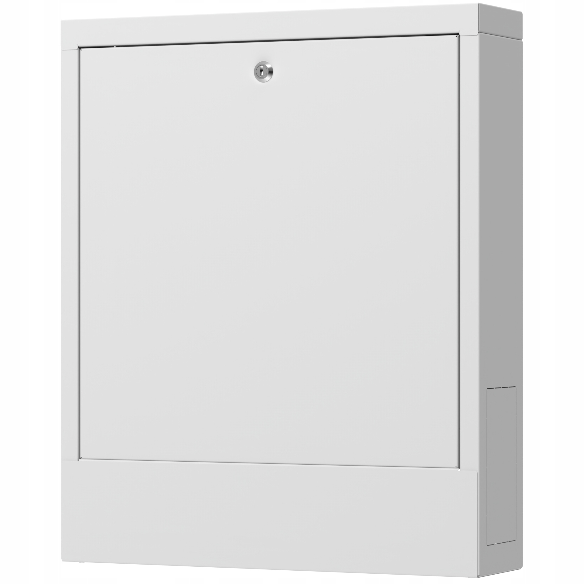 Skrinka hydraulického rozdeľovača nástenná 485mm, 6 okruhov biela