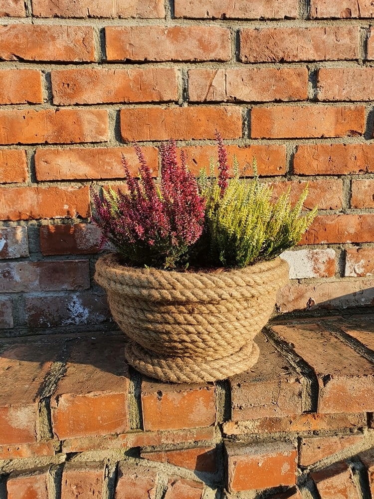 LINA JUTOWA 12mm x 50m - ozdobna kręcona naturalna, powróz, sznur jutowy Marka Linotech