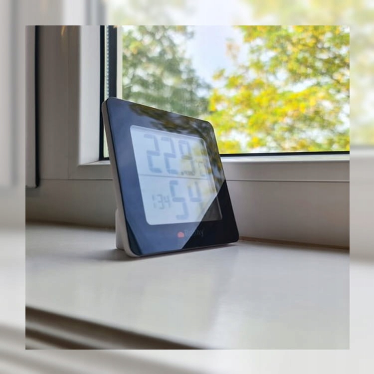 Termometr domowy Higrometr Zegar Budzik elektroniczny z wyświetlaczem LCD Model 19161