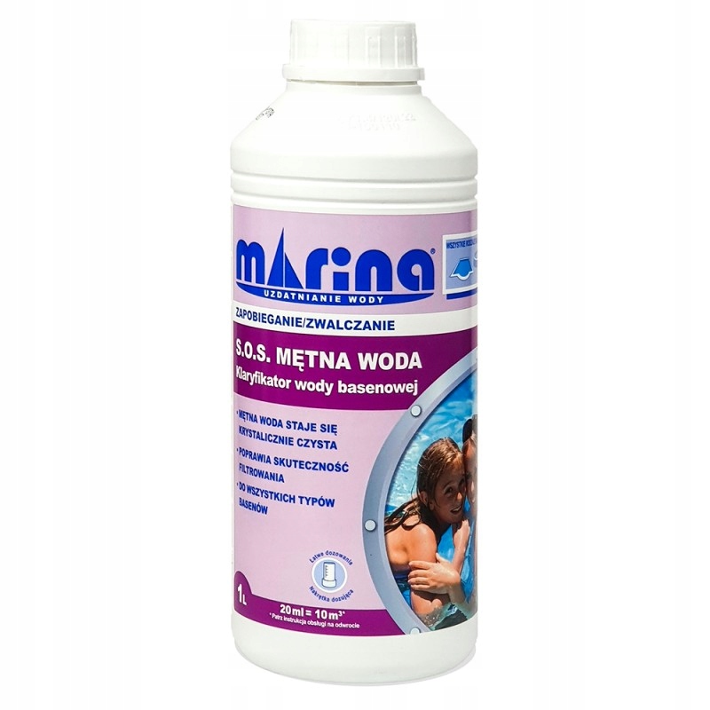 

Marina Klaryfikator środek do klarowania wody 1L
