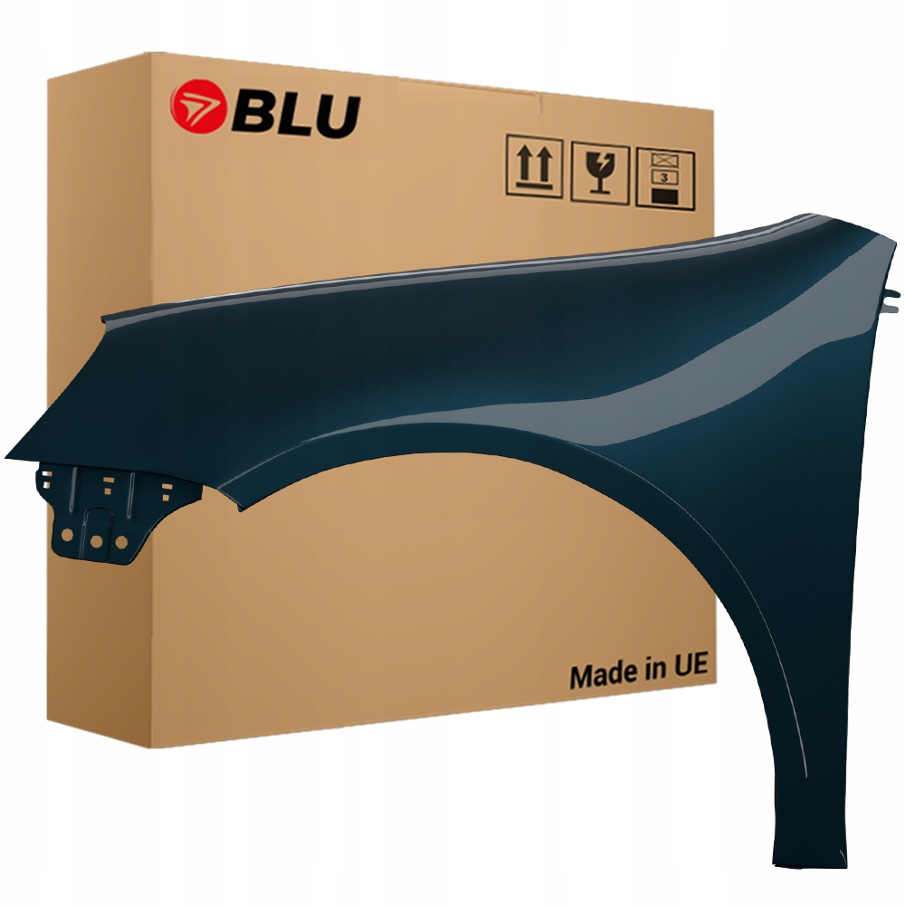 Blu Blatník Vw Golf V 5 LC5F levý modrý 03-09 přední hatchback pozink