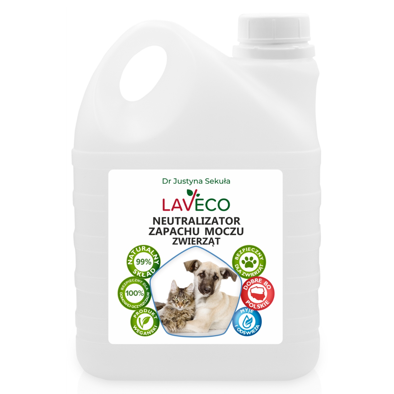 Levně Neutralizátor zápachu moči zvířat, kočky, psa, králíka – bezpečné složení
