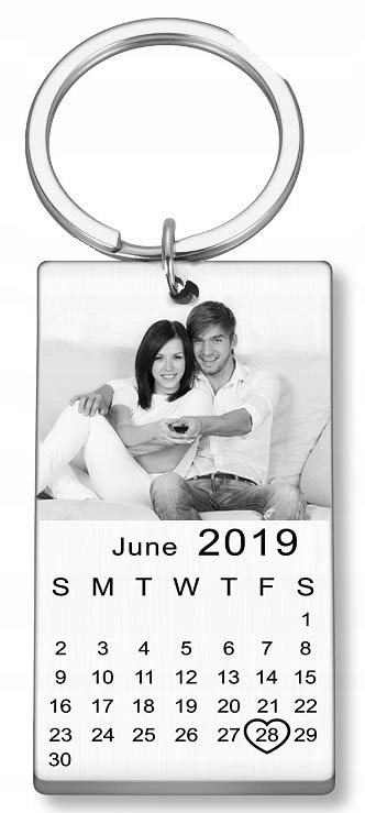 NASZYJNIK GRAWER ZDJĘCIE URODZINY KALENDARZ Marka Inna marka