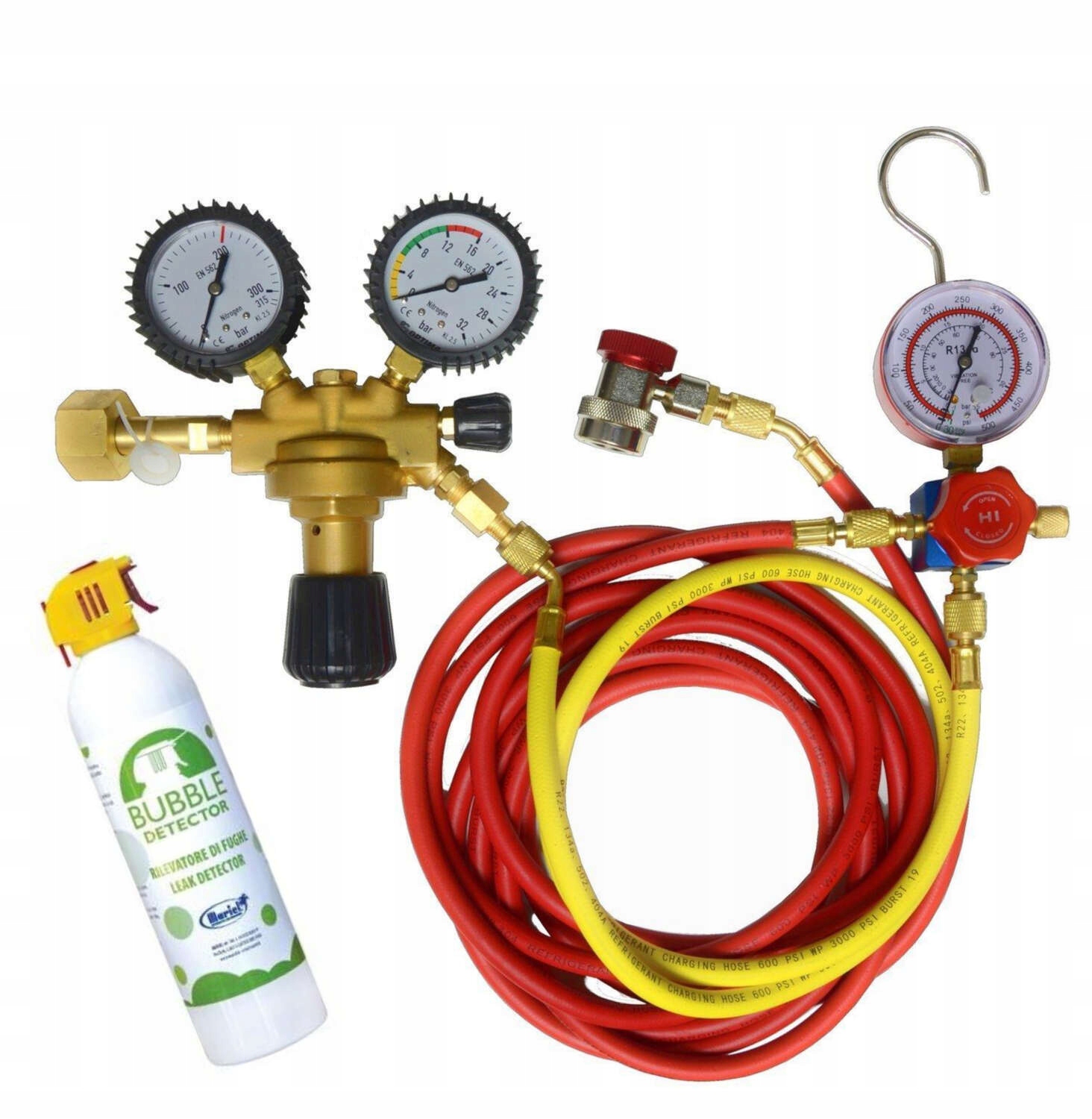 Sada pro testování těsnosti klimatizace dusíkem/hydrogenem 16 barů