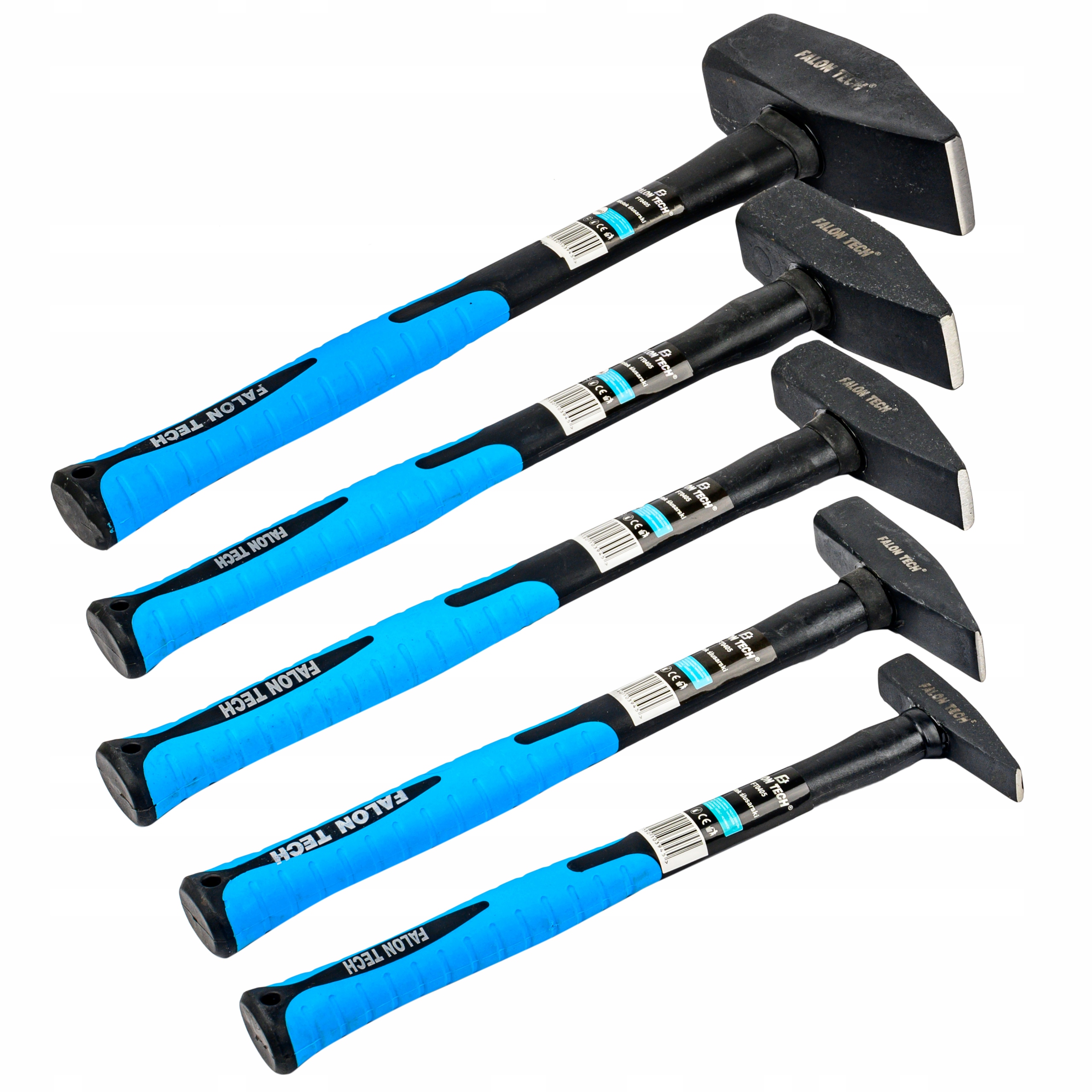 Zestaw Młotków Młotki Ślusarskie Fiberglas Młotek 5SZT