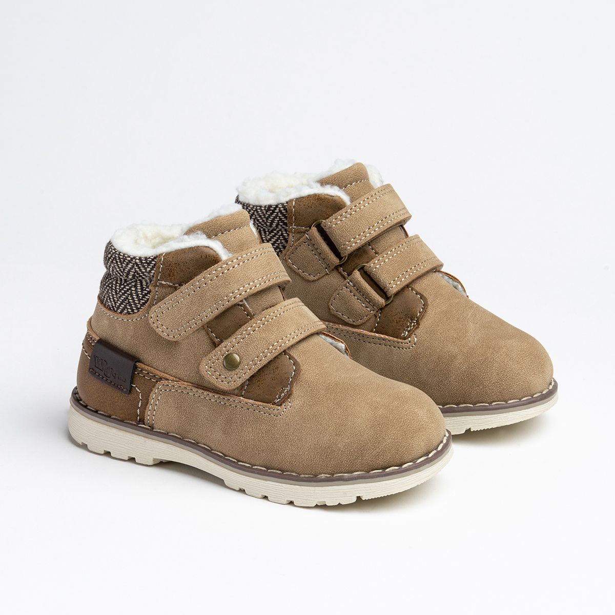 Trzewiki chłopięce OCIEPLANE trapery kożuszek BIEŻNIK RZEPY Wojtyłko 30 Długość wkładki wew. 19.5 cm