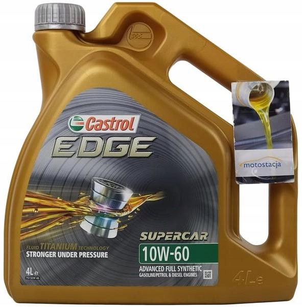 CASTROL EDGE SUPERCAR 10W60 TITANIUM FST 8L