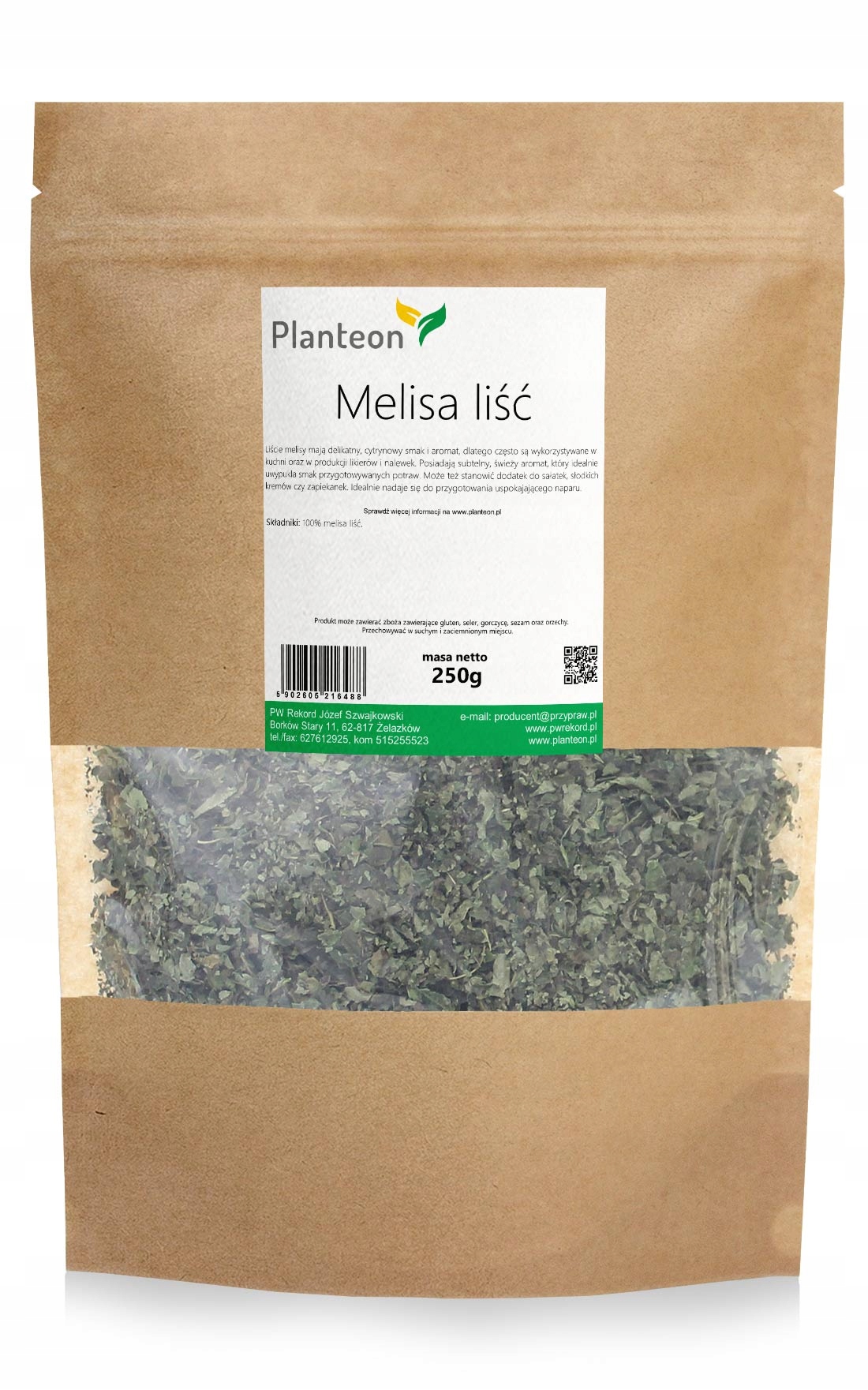

Melisa liść do naparów i herbat 250g