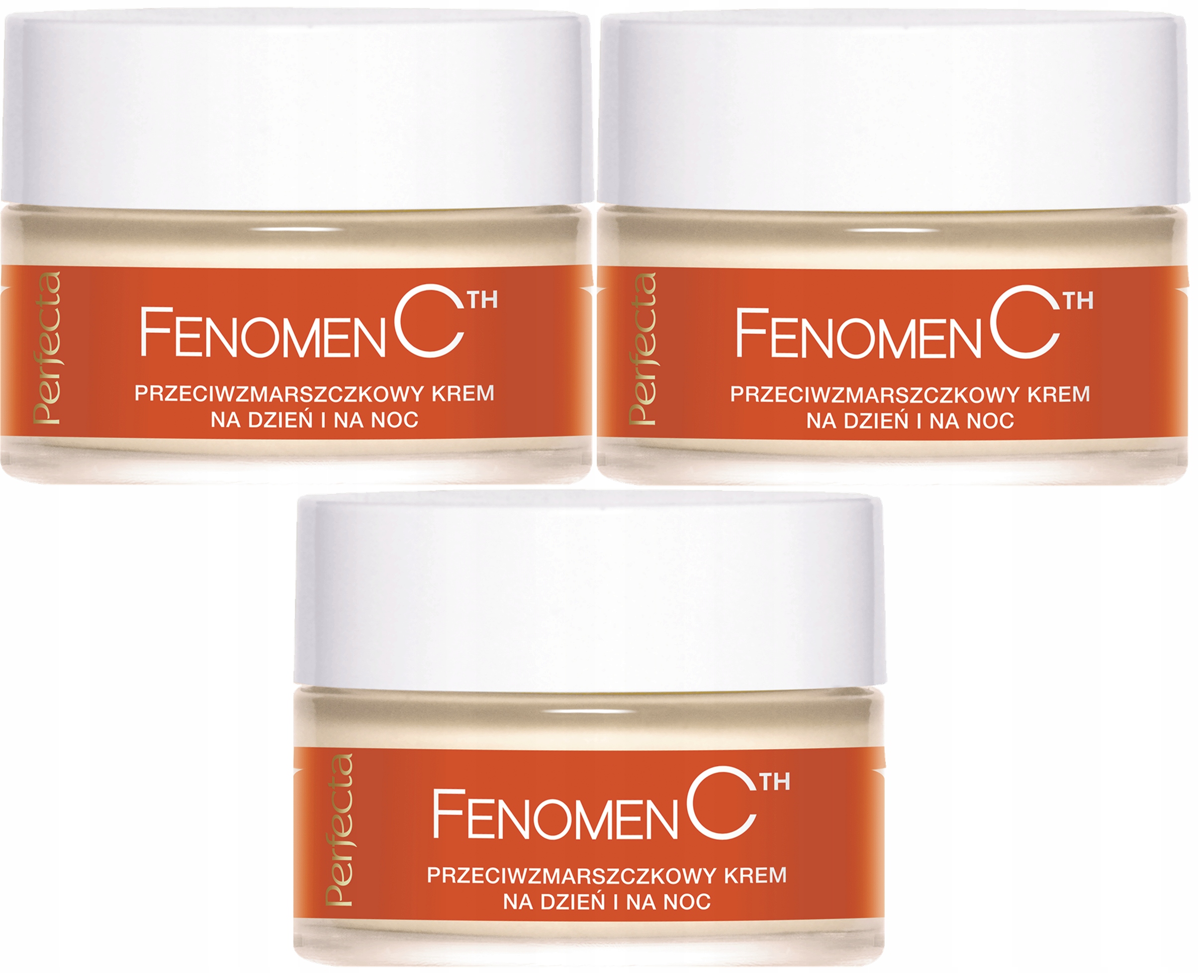 3 x Perfecta Fenomén C Krém na první vrásky 50 ml Lehká konzistence