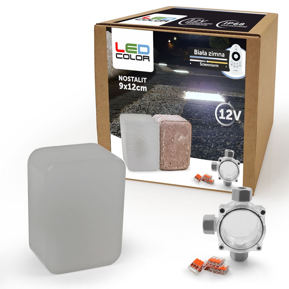6x Świecąca Kostka Brukowa LED Nostalit 9x12 BZ Rodzaj kostka brukowa