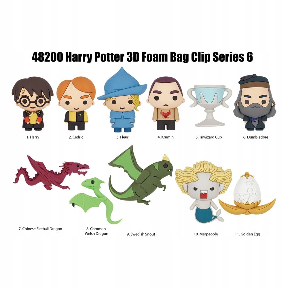 Harry Potter 3D Pvc Klíčenky Série 6 Display (24)