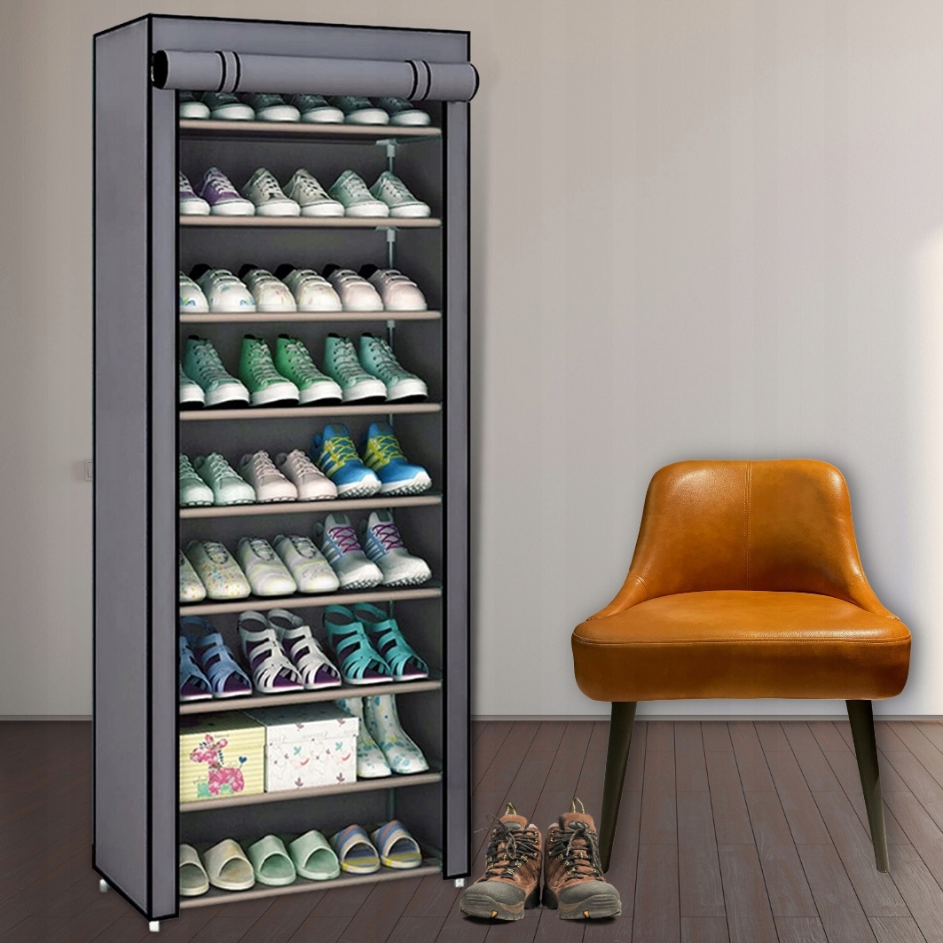 SZAFKA NA BUTY MATERIAŁOWA OBUWIE PÓŁKA REGAŁ XL ORGANIZER 9 PÓŁEK Marka Memfis