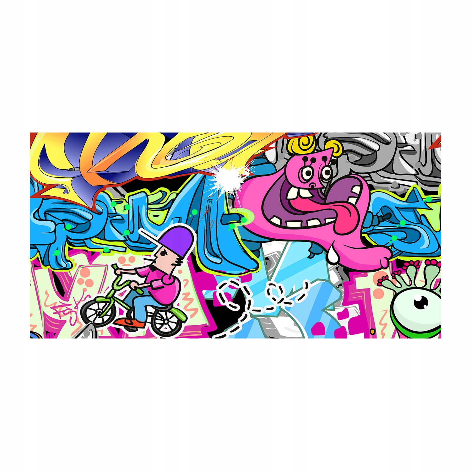 

Foto obraz szkło hartowane Graffiti 140x70
