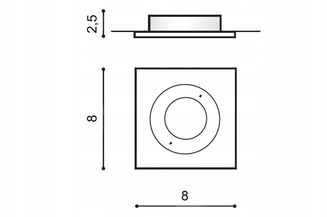 Oprawa wpuszczana oczko IP54 Pablo AZ1015 Azzardo Marka AZzardo