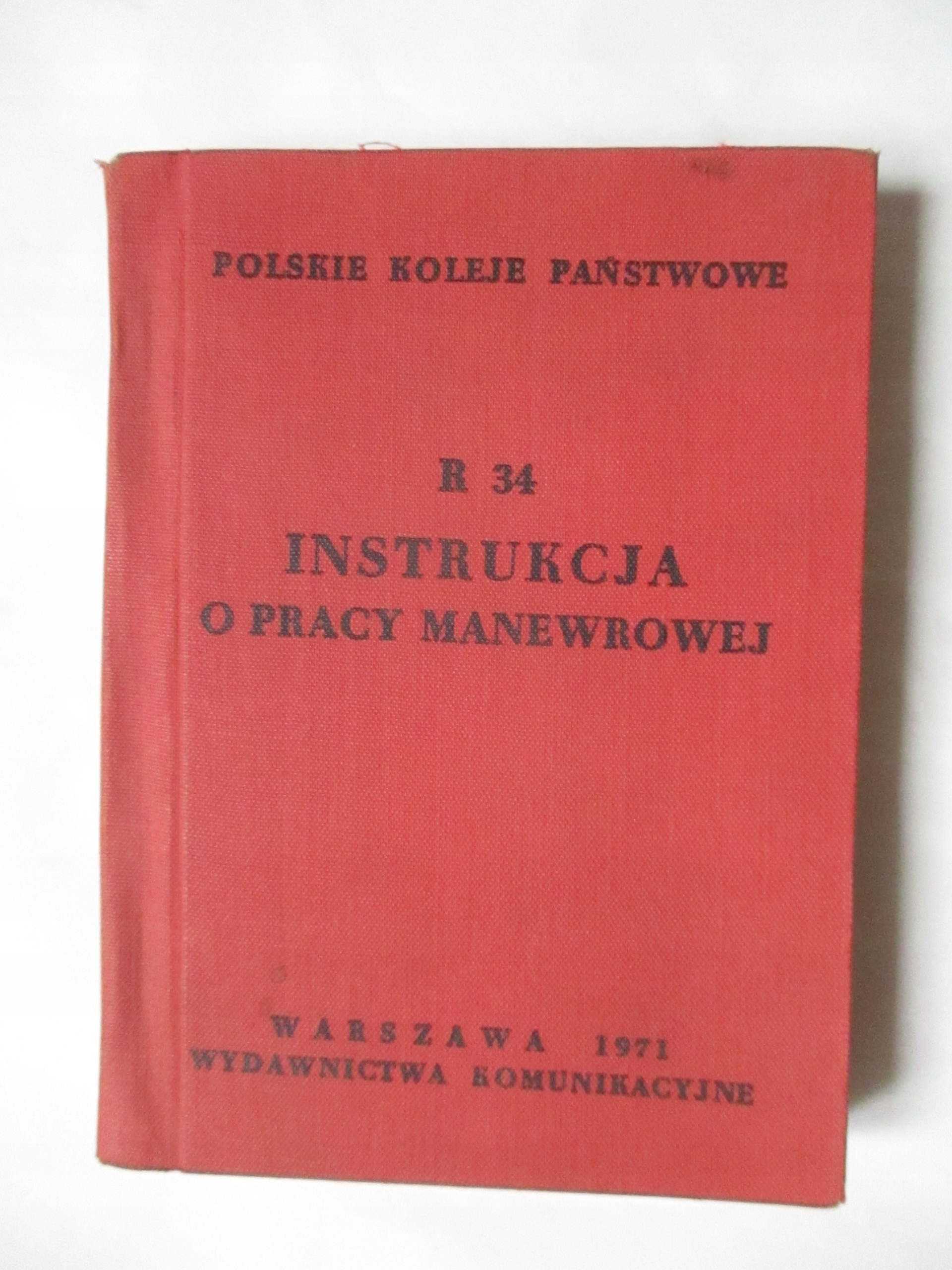 R 34 Instrukcja o pracy manewrowej