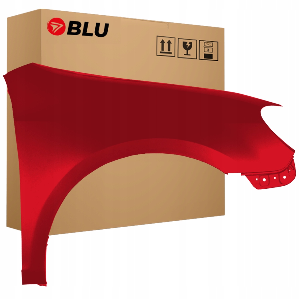 Blu Blatník Vw Golf VI 6 LY3D pravý červený 08-16 přední kombi