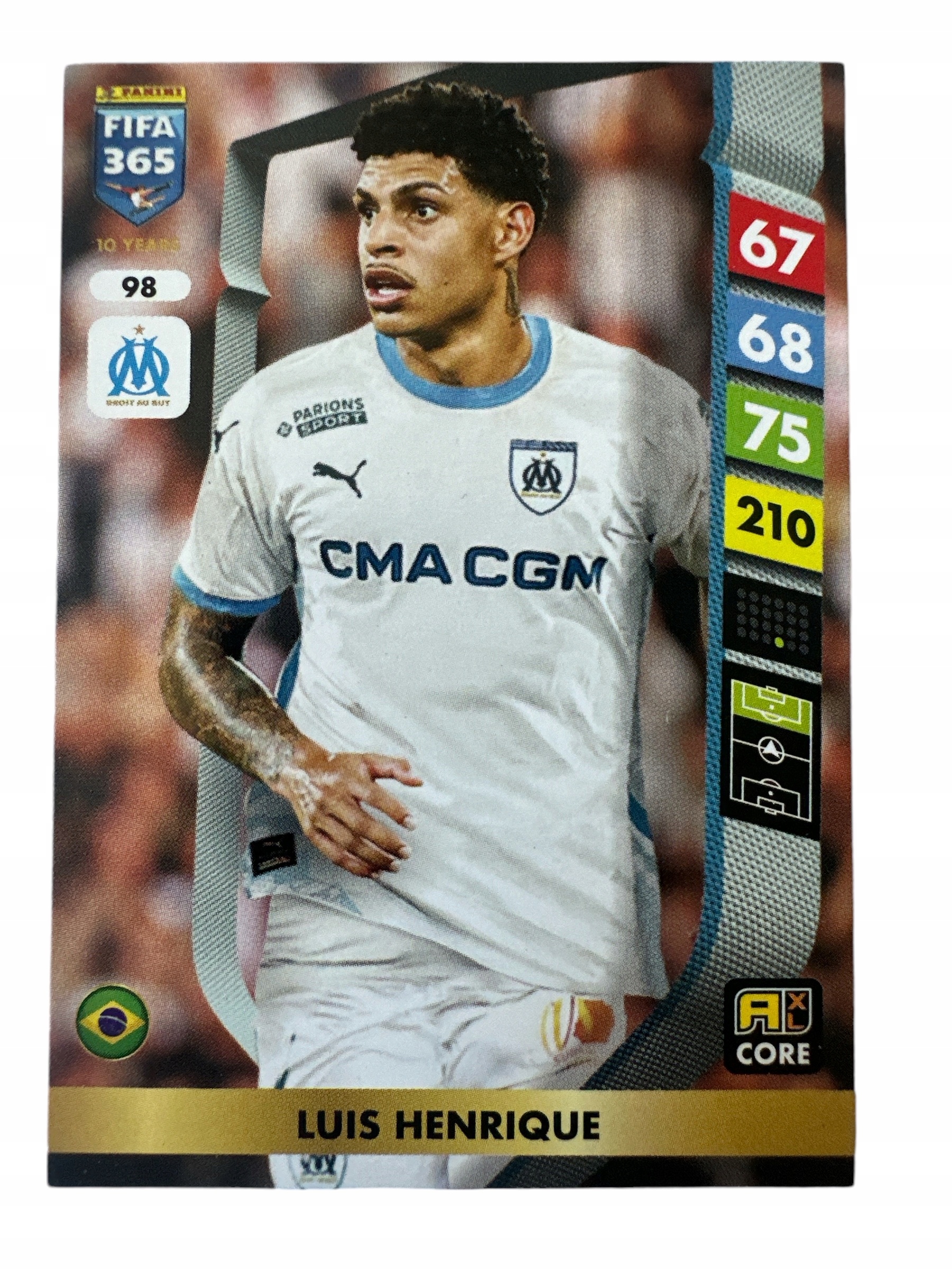 Fifa 365 2025 Adrenalyn XL Panini Core Olympique Nr 98 Henrique