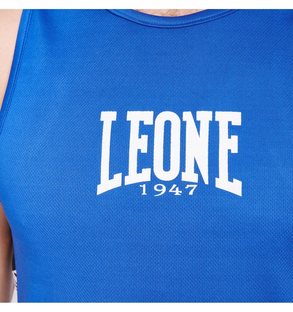 KOSZULKA BOKSERSKA LEONE AMBASSADOR Boxing Tank niebieska rozmiar M Kolor dominujący niebieski