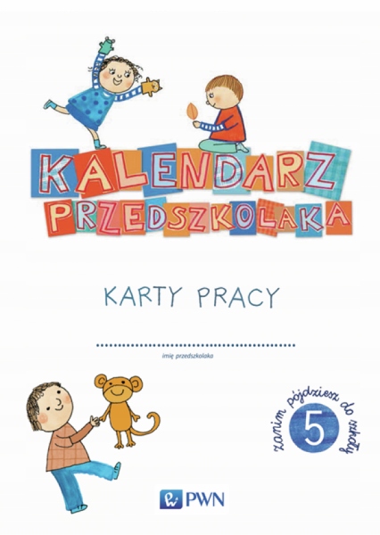 Kalendarz Przedszkolaka Pięciolatek Pakiet Box PWN Nośnik książka papierowa