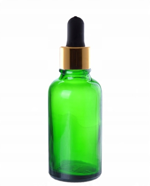 

Butelka Szklana 30ML Z Pipetą Złoto-czarną