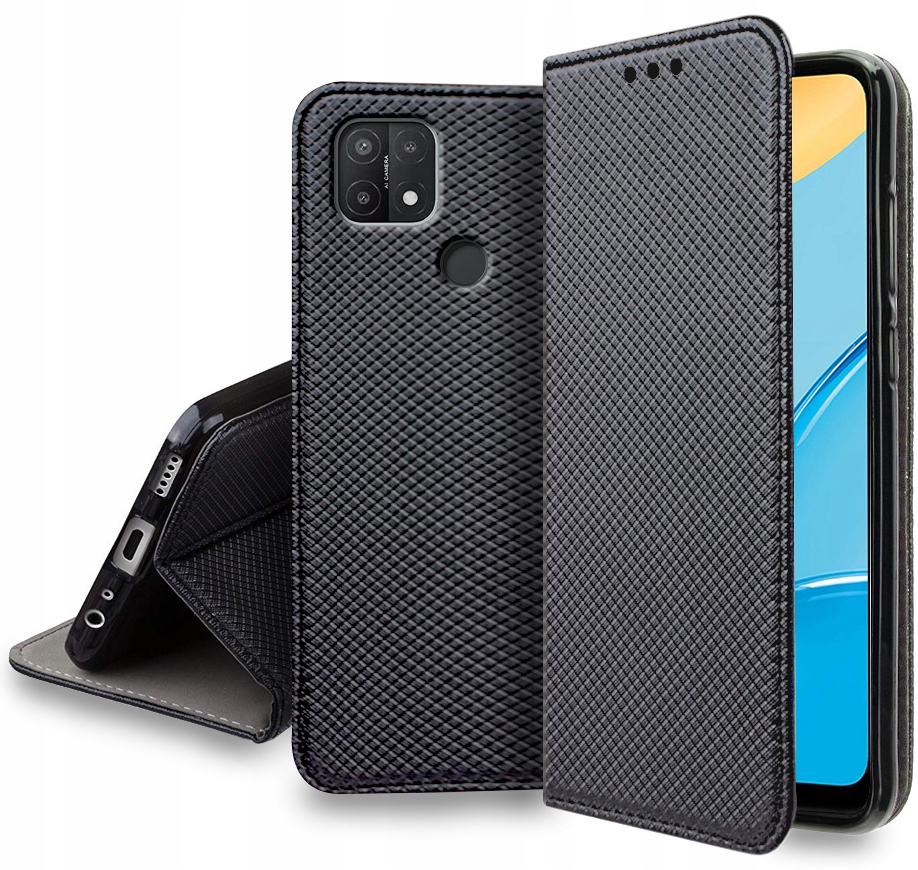 

Etui do Oppo A15 A15S Magnet Smart Case Szkło