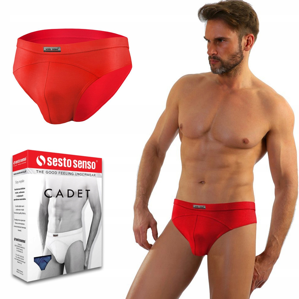 

Sesto Senso Cadet slipy męskie z mikromodalu - L