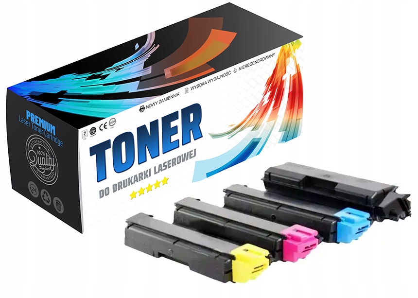 4x Tonery TK-580 Pro Kyocera Ecosys P6021 P6021cdn FS-C5150 FS-C5150DN S Chipem