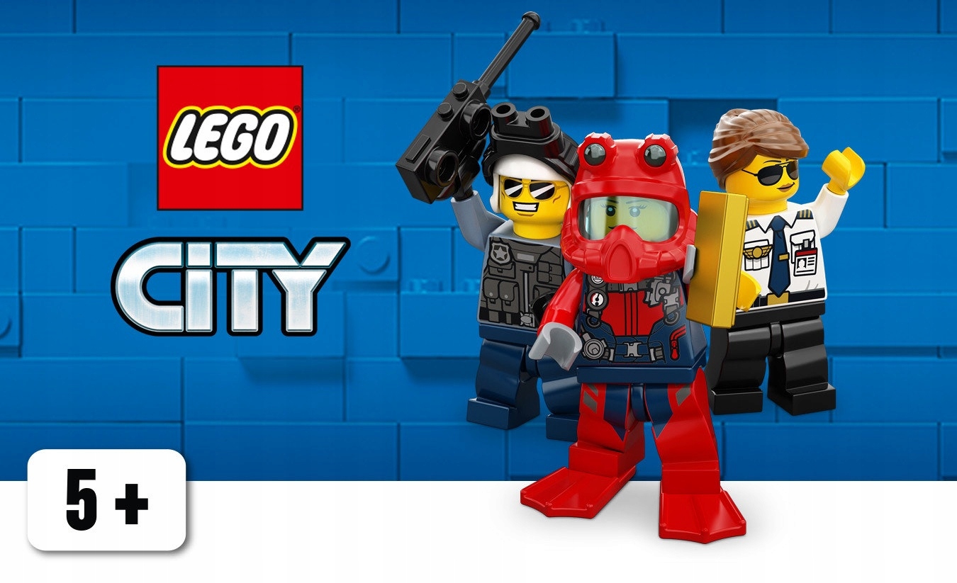 LEGO CITY 60413 STRAŻACKI SAMOLOT RATUNKOWY Bohater brak