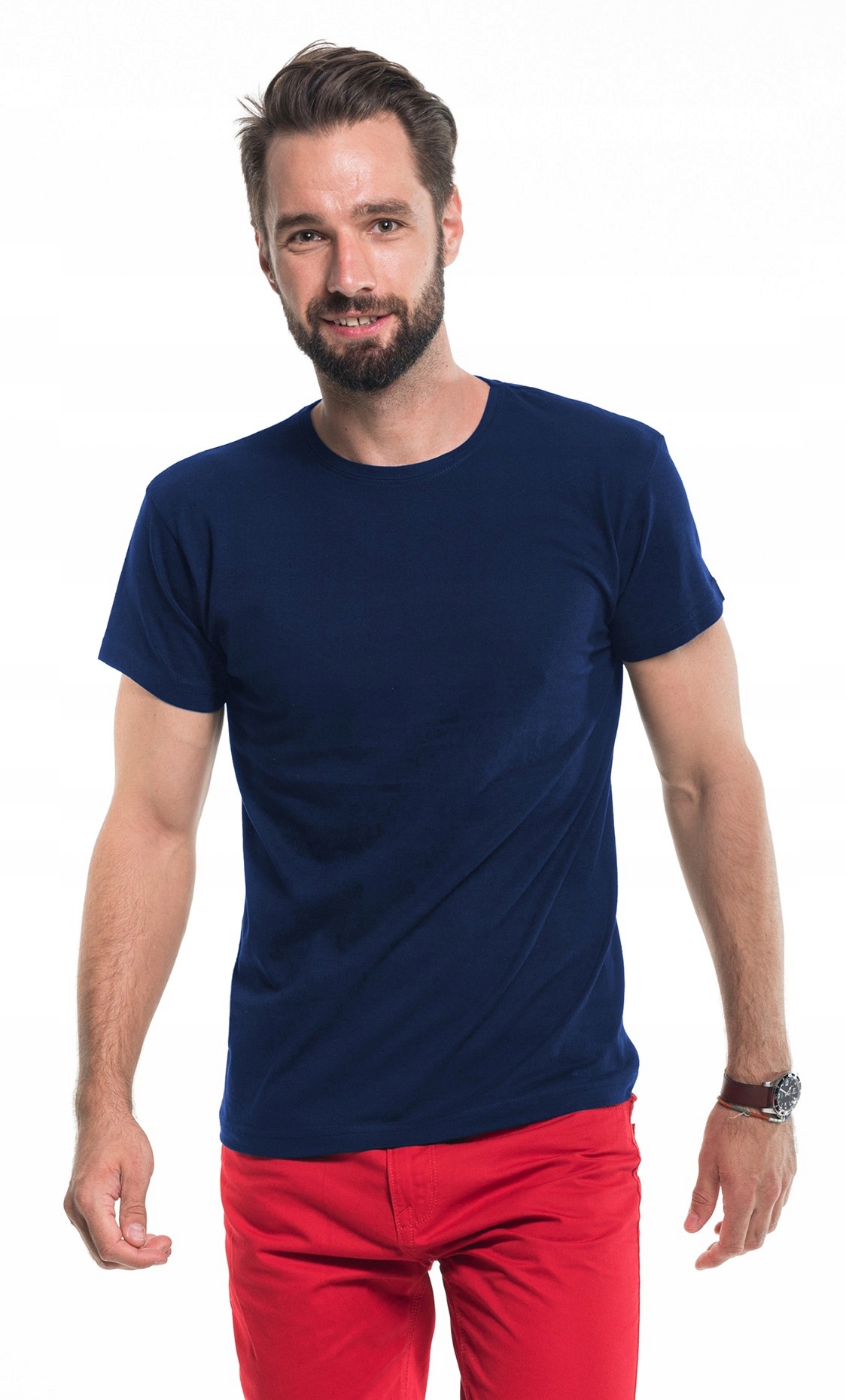 

T-shirt Męski Koszulka 100% Bawełna Do Pracy 2XL