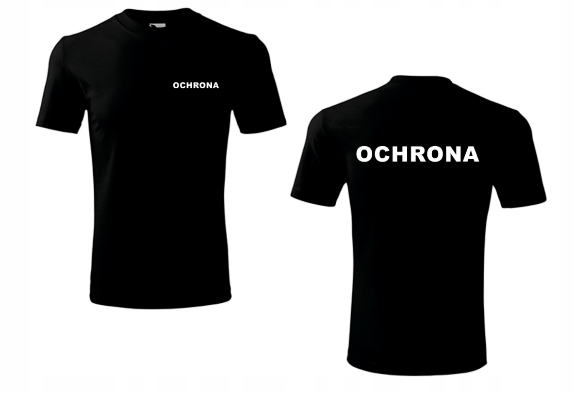 

Koszulka Nadruk Ochrona T-shirt 190g S