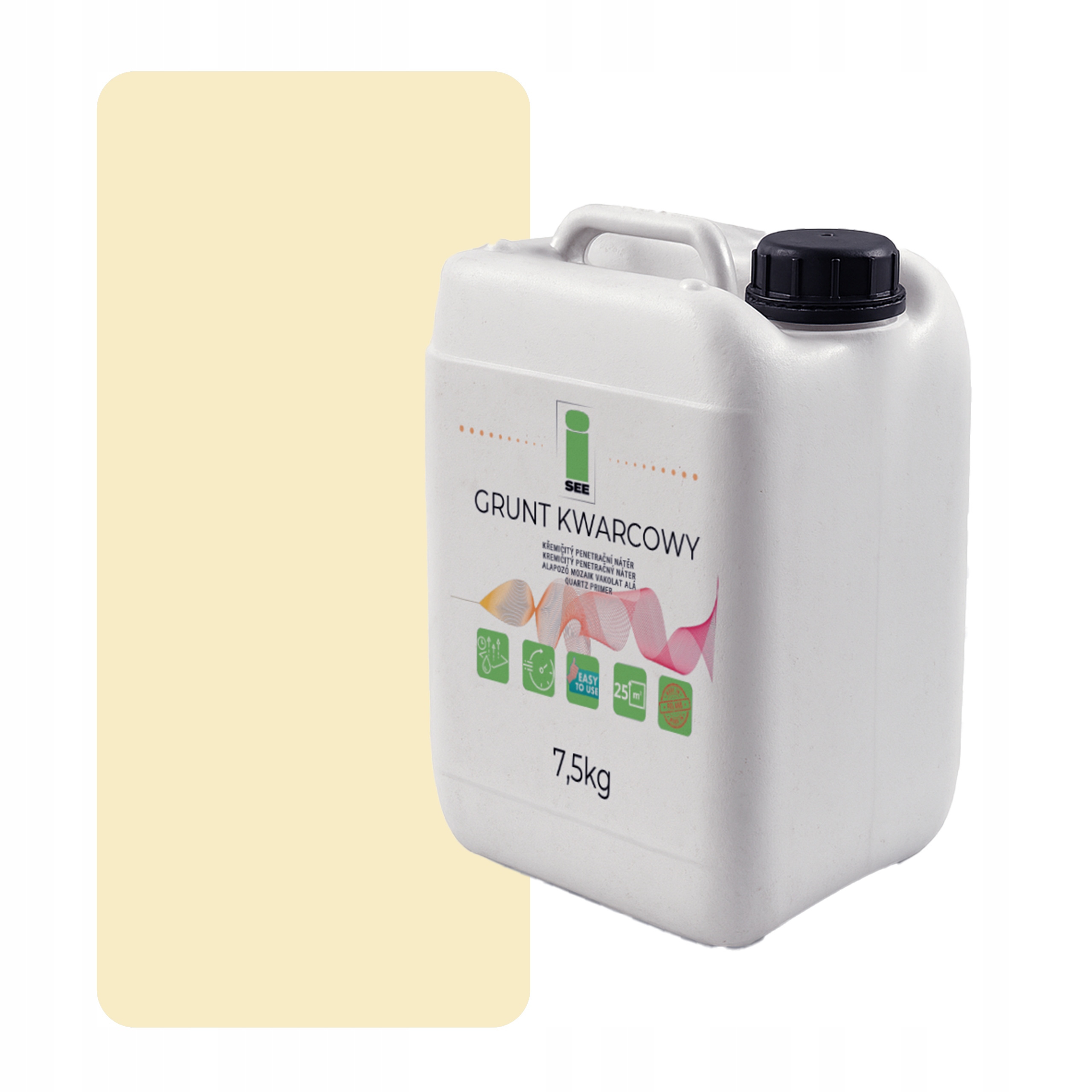 Křemenná Zemina Pod Silikonovou Omítku 7,5 Kg Žlutá Světlá F622