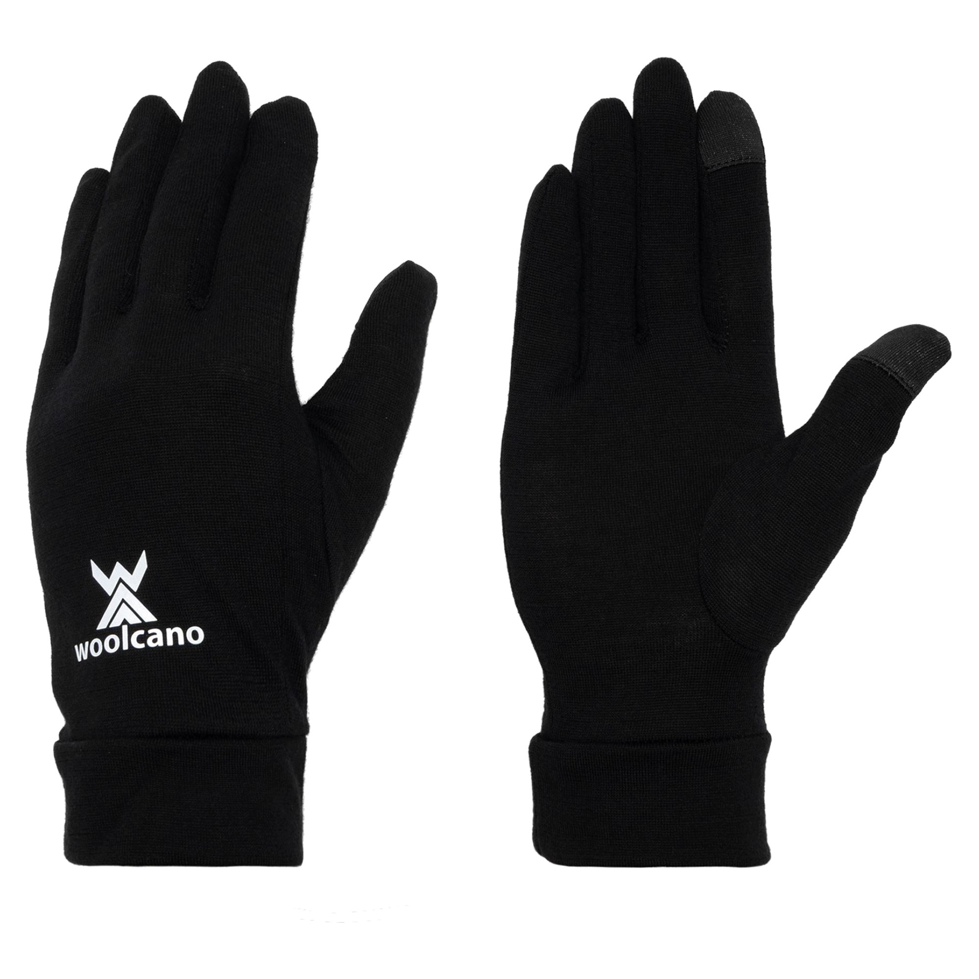 Rękawiczki Wełna Merynosów Woolcano GLV1104 100% merino Ocieplane S-m
