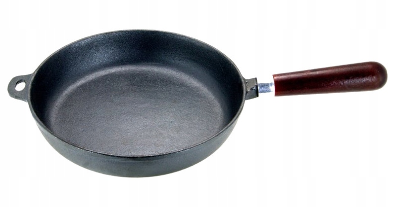 Litinová pánev kulatá litinová 24 cm, indukční