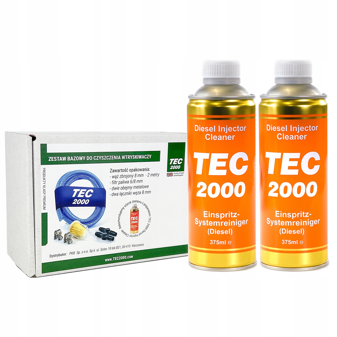 

TEC2000 Duży zestaw do czyszczenia wtrysków On