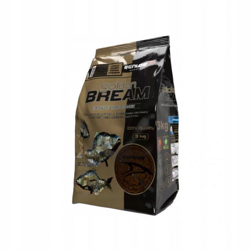 Zanęta Genlog Gold Bream Leszcz Czarny Piernik/cynamon 3000g