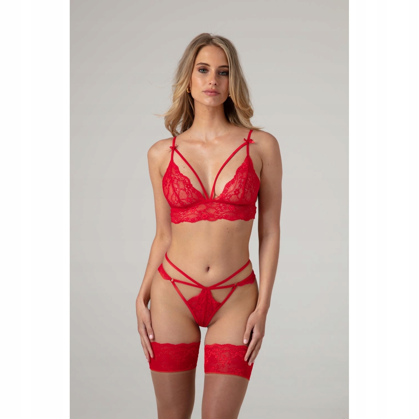 Biustonosz CHRISTINE LE DUC Set Marinka - rood czerwony