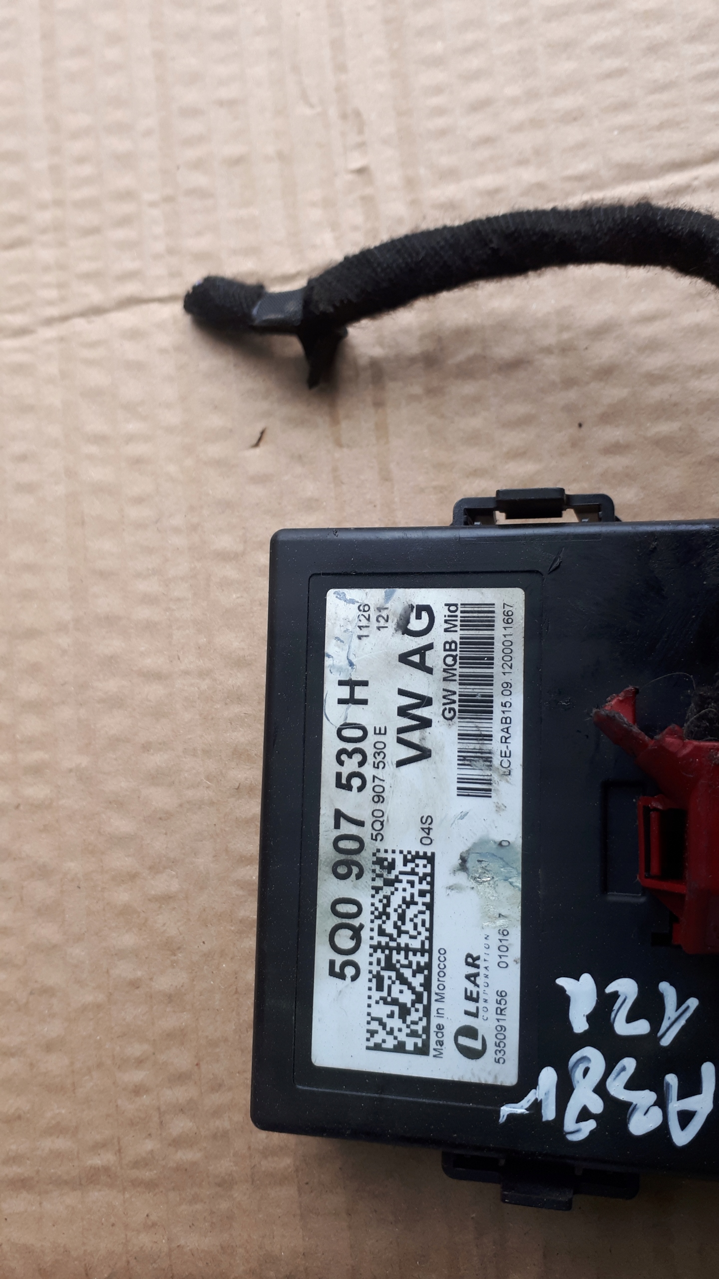 A3 8V 3D module GATEWAY control unit 5Q0907530H