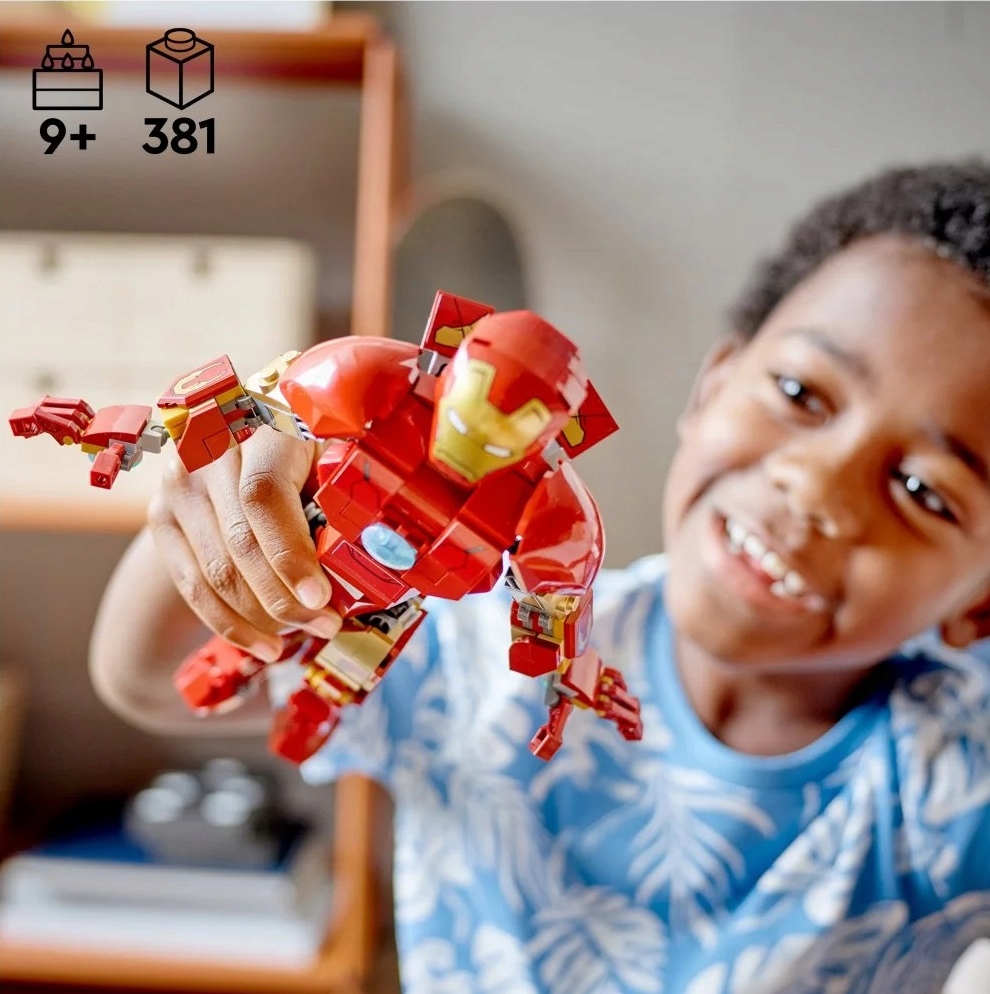 LEGO Marvel Figurka Iron Mana 76206 Liczba elementów 381 szt.