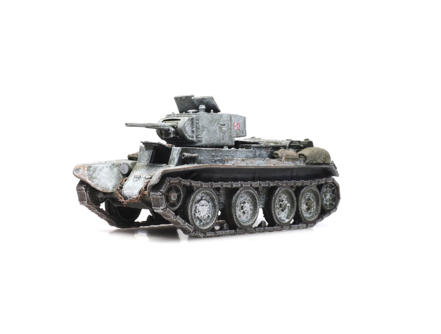 Lehký tank BT7/1 zima hotový model H0 Artitec