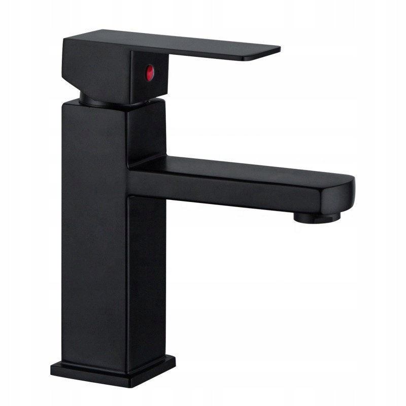 BATERIA UMYWALKOWA STOJĄCA KRAN ŁAZIENKOWA CZARNA CUBIC NABLATOWA LOFT EAN (GTIN) 5904121936901