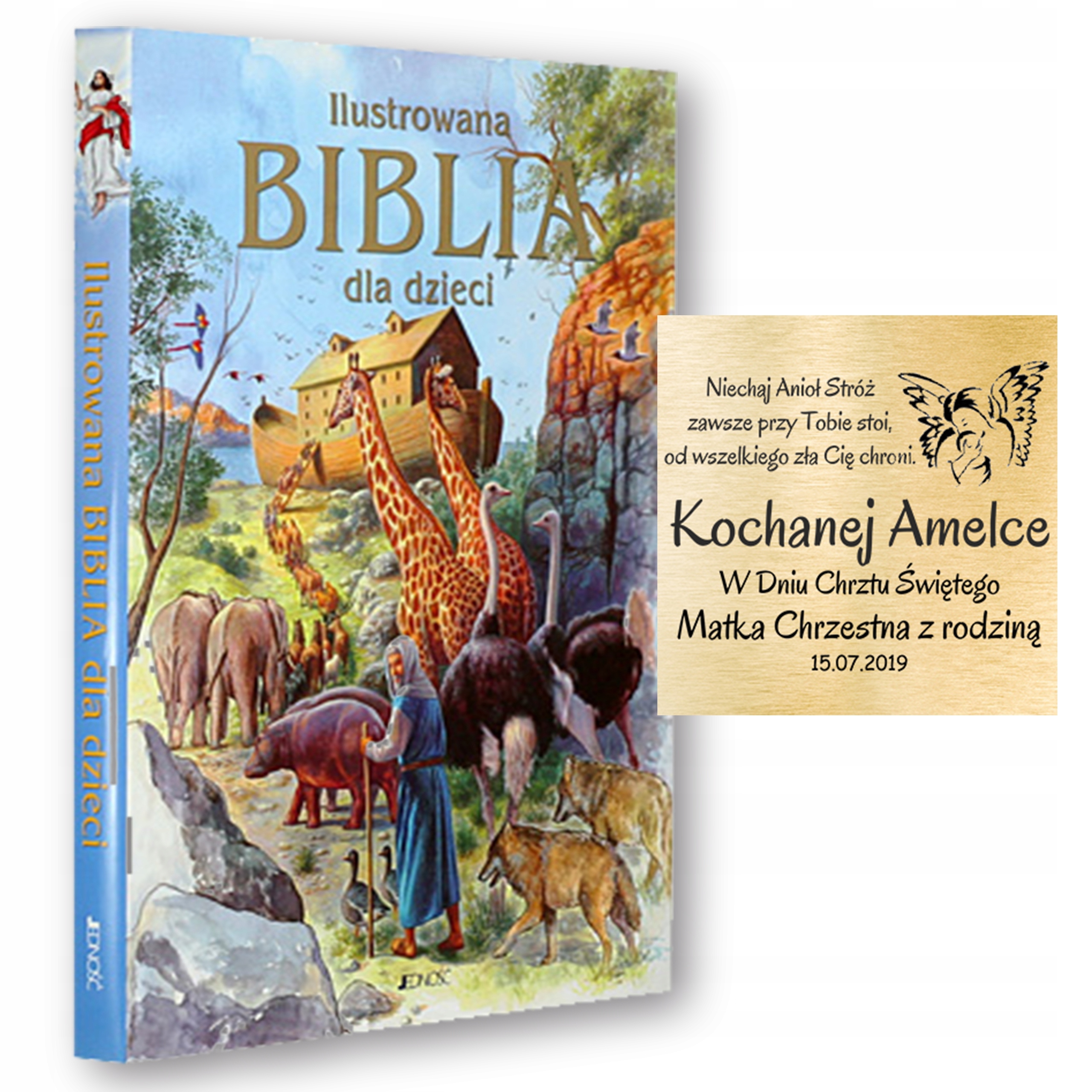 

Biblia Dla Dzieci Na Chrzest Z Grawerem