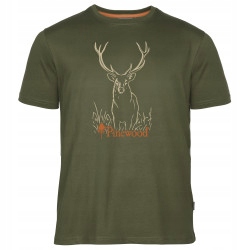 Pinewood 5452 T-shirt Red Deer Green XXXL